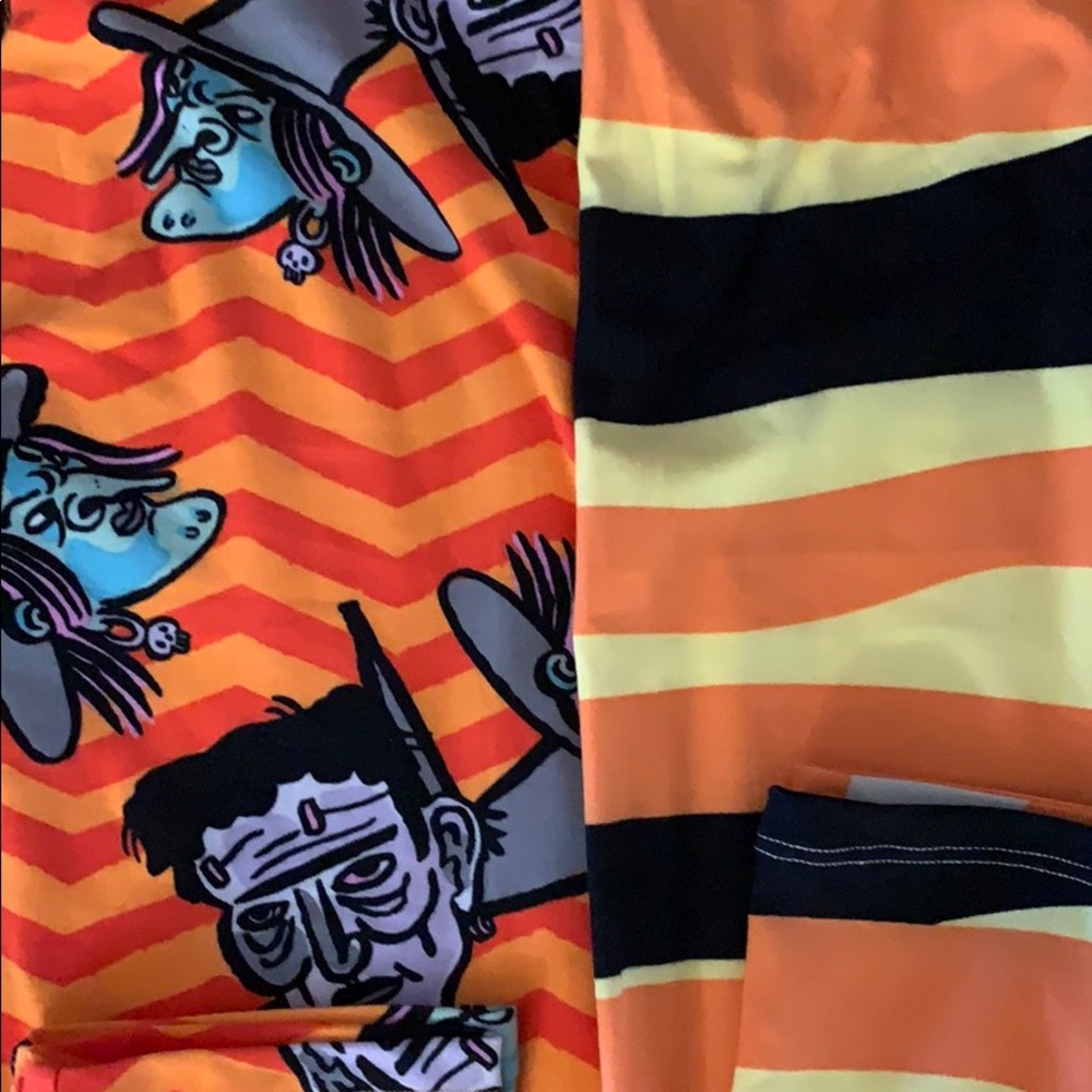 2 Pair of Halloween Leggings